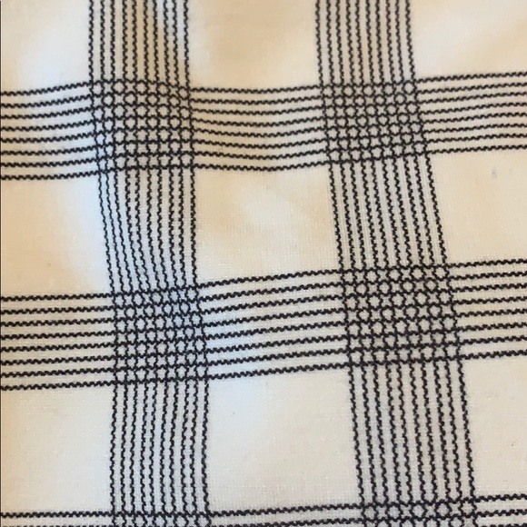 Express / black and white checkered mini skirt - Picture 4 of 4